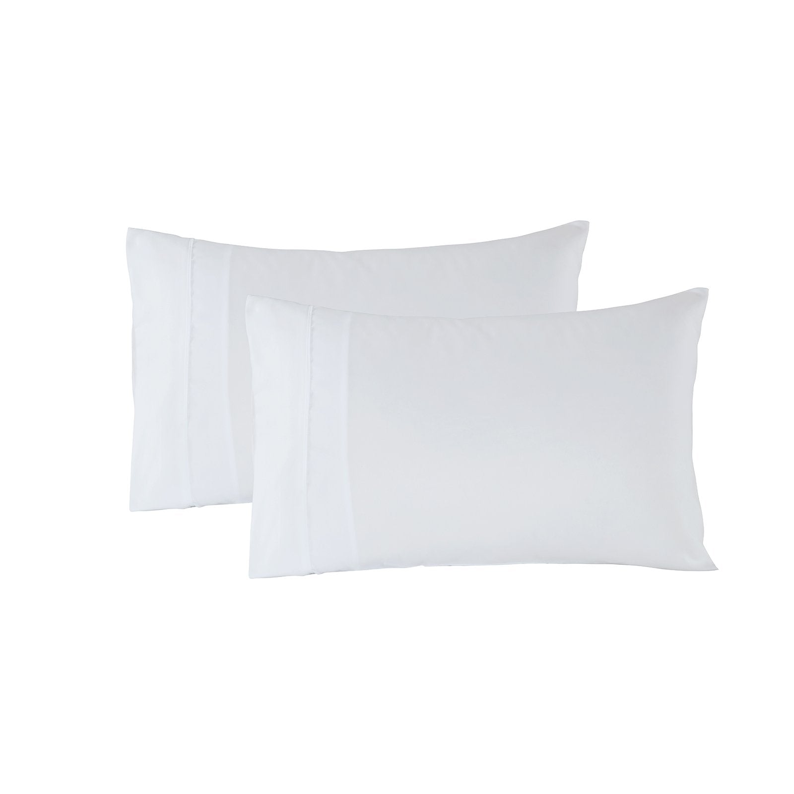 Royal Comfort 1200 Thread Count Sheet Set 4 Piece Ultra Soft Satin Weave Finish Double White - Bedzy Australia
