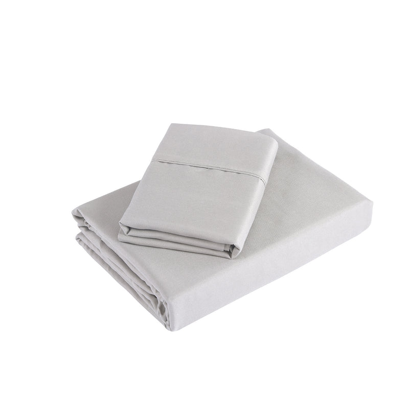 Royal Comfort 1200 Thread Count Sheet Set 4 Piece Ultra Soft Satin Weave Finish King Silver - Bedzy Australia - Home & Garden > Bedding
