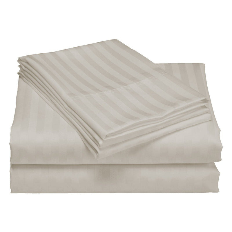Royal Comfort 1200TC Quilt Cover Set Damask Cotton Blend Luxury Sateen Bedding King Silver - Bedzy Australia - Home & Garden > Bedding