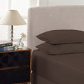 1500 Thread Count Cotton Rich Sheet Set 3 Piece Ultra Soft Bedding Double Dusk Grey