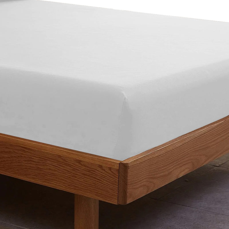 Royal Comfort 1500 Thread Count Cotton Rich Sheet Set 3 Piece Ultra Soft Bedding King White - Bedzy Australia - Home & Garden > Bedding