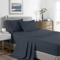 2000 Thread Count Bamboo Cooling Sheet Set Ultra Soft Bedding Double Charcoal
