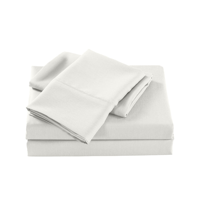 Royal Comfort 2000 Thread Count Bamboo Cooling Sheet Set Ultra Soft Bedding Double Natural - Bedzy Australia