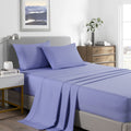 2000 Thread Count Bamboo Cooling Sheet Set Ultra Soft Bedding Single Mid Blue
