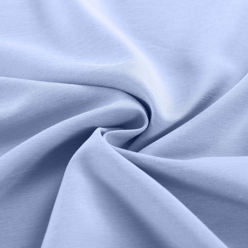Royal Comfort 2000TC 6 Piece Bamboo Sheet & Quilt Cover Set Cooling Breathable Double Light Blue - Bedzy Australia - Home & Garden > Bedding
