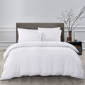 2000TC 6 Piece Bamboo Sheet & Quilt Cover Set Cooling Breathable King White