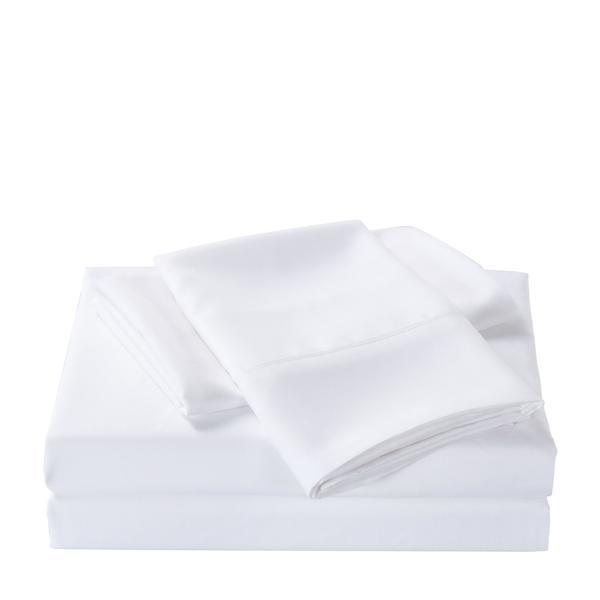 Royal Comfort 350GSM Bamboo Quilt, 2000TC Sheet Set And 2 Pack Duck Pillows Set Double White - Bedzy Australia