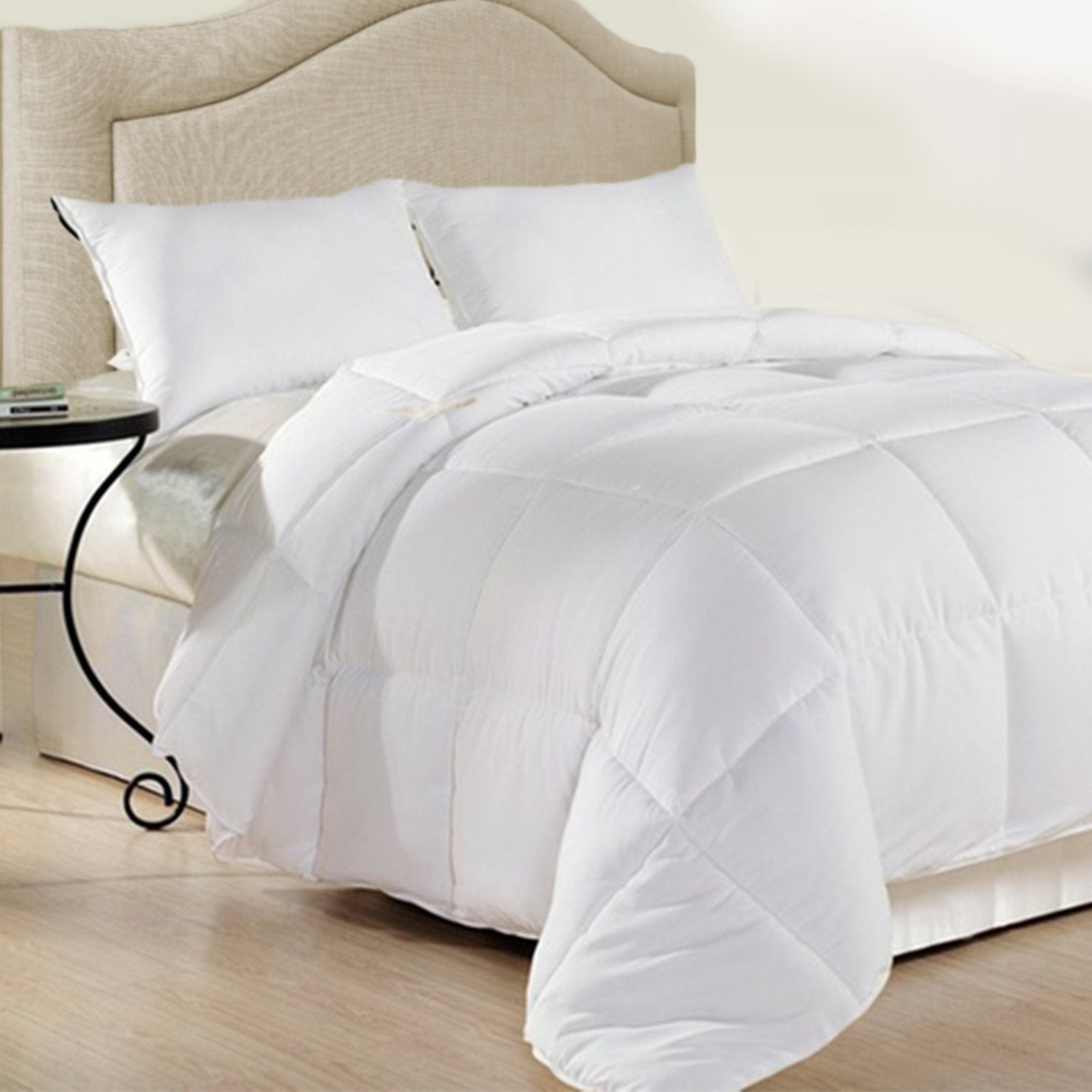 Royal Comfort 500GSM Plush Duck Feather Down Quilt Ultra Warm Soft - All Seasons King White - Bedzy Australia