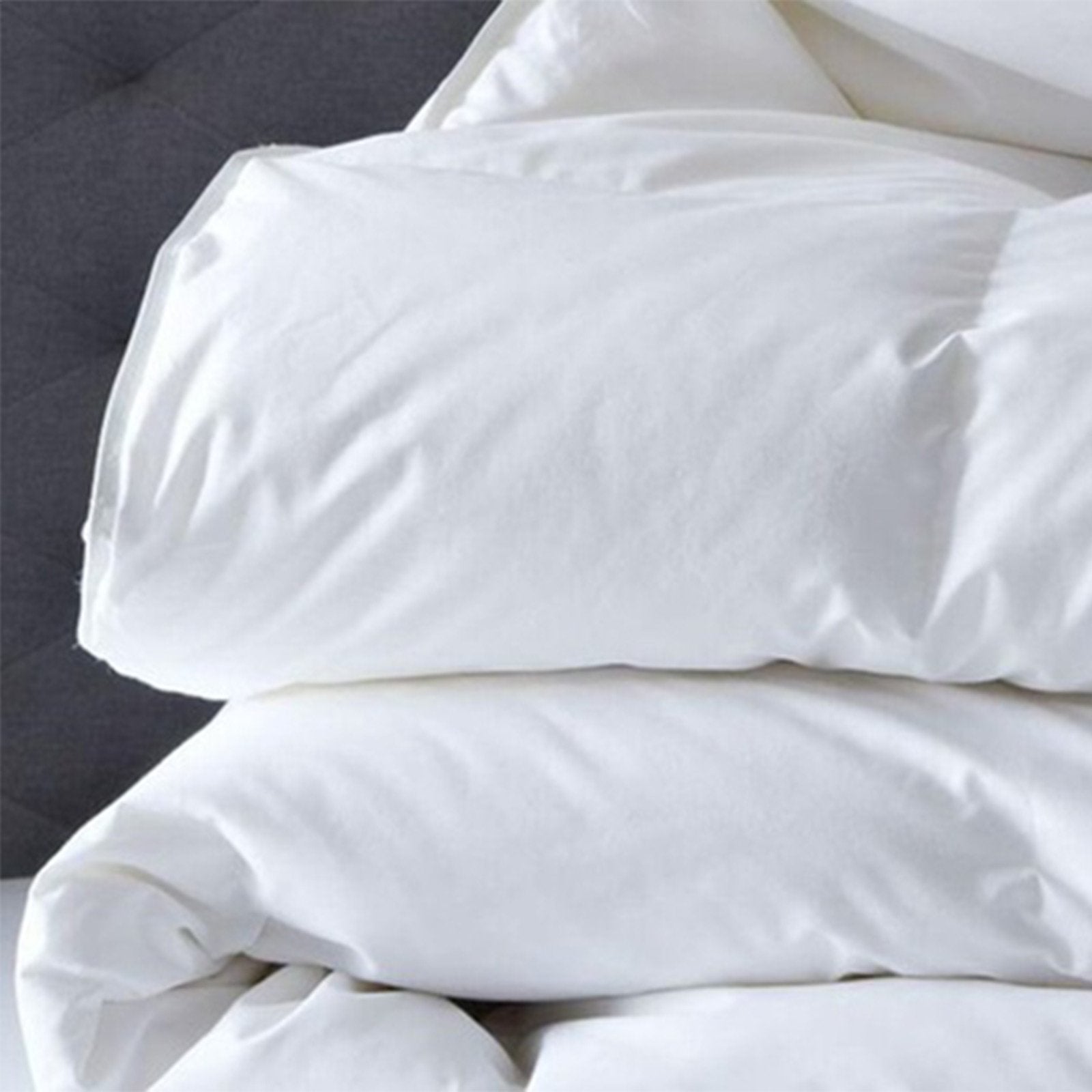 Royal Comfort 500GSM Plush Duck Feather Down Quilt Ultra Warm Soft - All Seasons Single White - Bedzy Australia