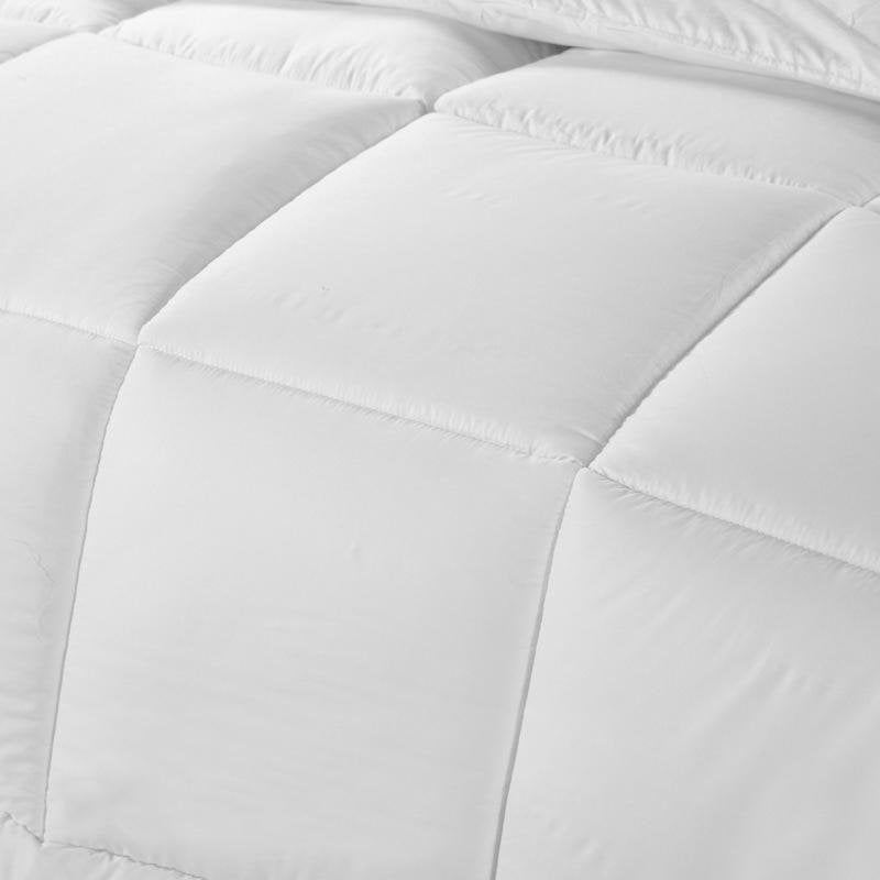Royal Comfort 800GSM Quilt Down Alternative Doona Duvet Cotton Cover Hotel Grade Queen White - Bedzy Australia