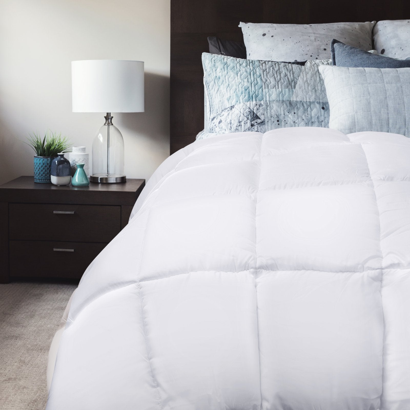 Royal Comfort 800GSM Silk Blend Quilt Duvet Ultra Warm Winter Weight Doona Single White - Bedzy Australia