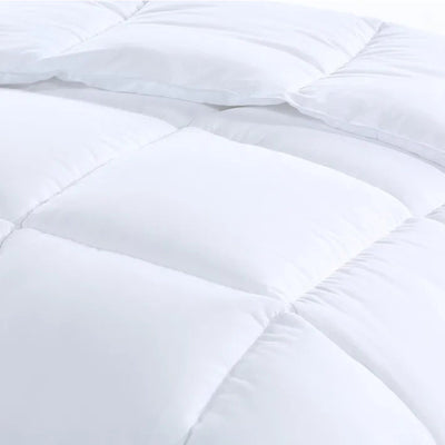 Royal Comfort 800GSM Silk Blend Quilt Duvet Ultra Warm Winter Weight Doona Single White - Bedzy Australia