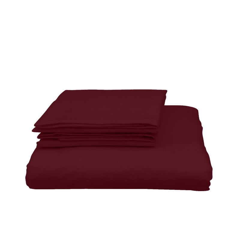 Royal Comfort Bamboo Blended Quilt Cover Set 1000TC Ultra Soft Luxury Bedding Queen Malaga Wine - Bedzy Australia