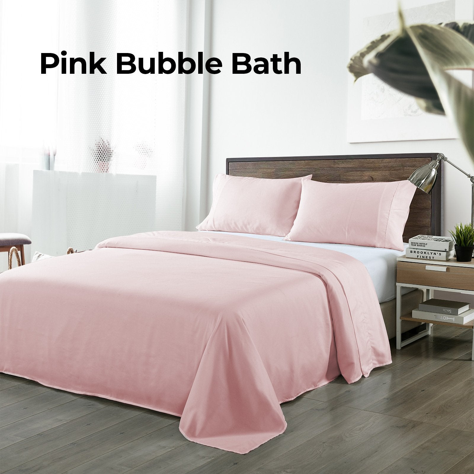 Royal Comfort Bamboo Blended Sheet & Pillowcases Set 1000TC Ultra Soft Bedding King Bubble Bath - Bedzy Australia