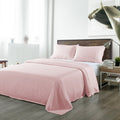 Bamboo Blended Sheet & Pillowcases Set 1000TC Ultra Soft Bedding King Bubble Bath