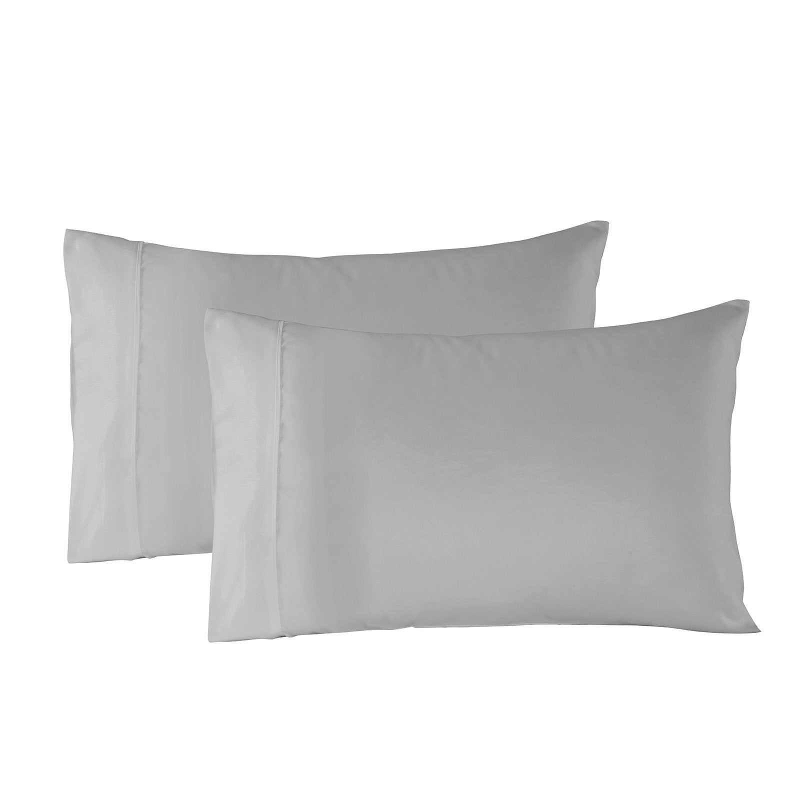 Royal Comfort Bamboo Blended Sheet & Pillowcases Set 1000TC Ultra Soft Bedding King Light Grey - Bedzy Australia