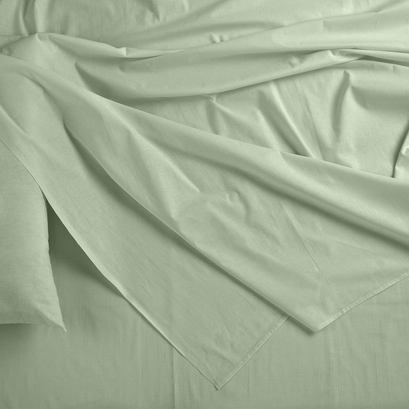Royal Comfort Bamboo Blended Sheet & Pillowcases Set 1000TC Ultra Soft Bedding King Sage Green - Bedzy Australia