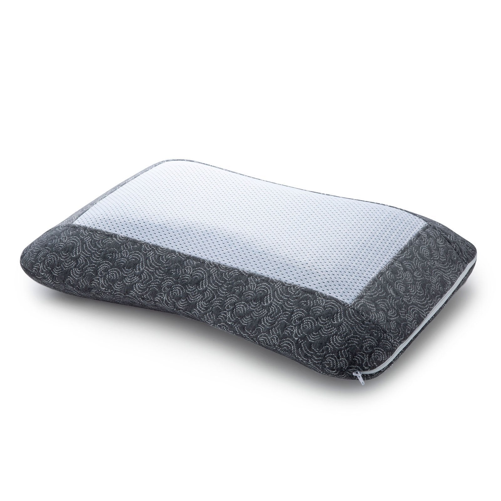 Royal Comfort Cool Gel Charcoal Infused High Density Memory Foam Pillow 40 x 60 cm Charcoal, Blue - Bedzy Australia