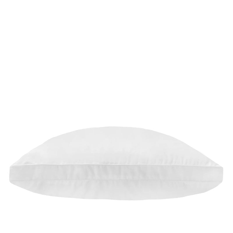Royal Comfort Luxury Bamboo Blend Gusset Pillow Single Pack 4cm Gusset Support 50 x 75cm White - Bedzy Australia