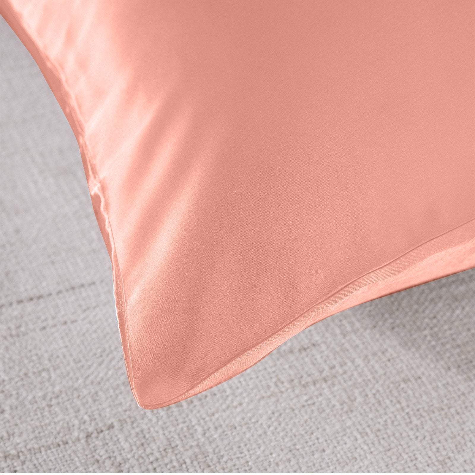 Royal Comfort Pure Silk Pillow Case 100% Mulberry Silk Hypoallergenic Pillowcase 51 x 76 cm Blush - Bedzy Australia