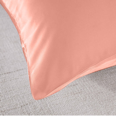 Royal Comfort Pure Silk Pillow Case 100% Mulberry Silk Hypoallergenic Pillowcase 51 x 76 cm Blush - Bedzy Australia