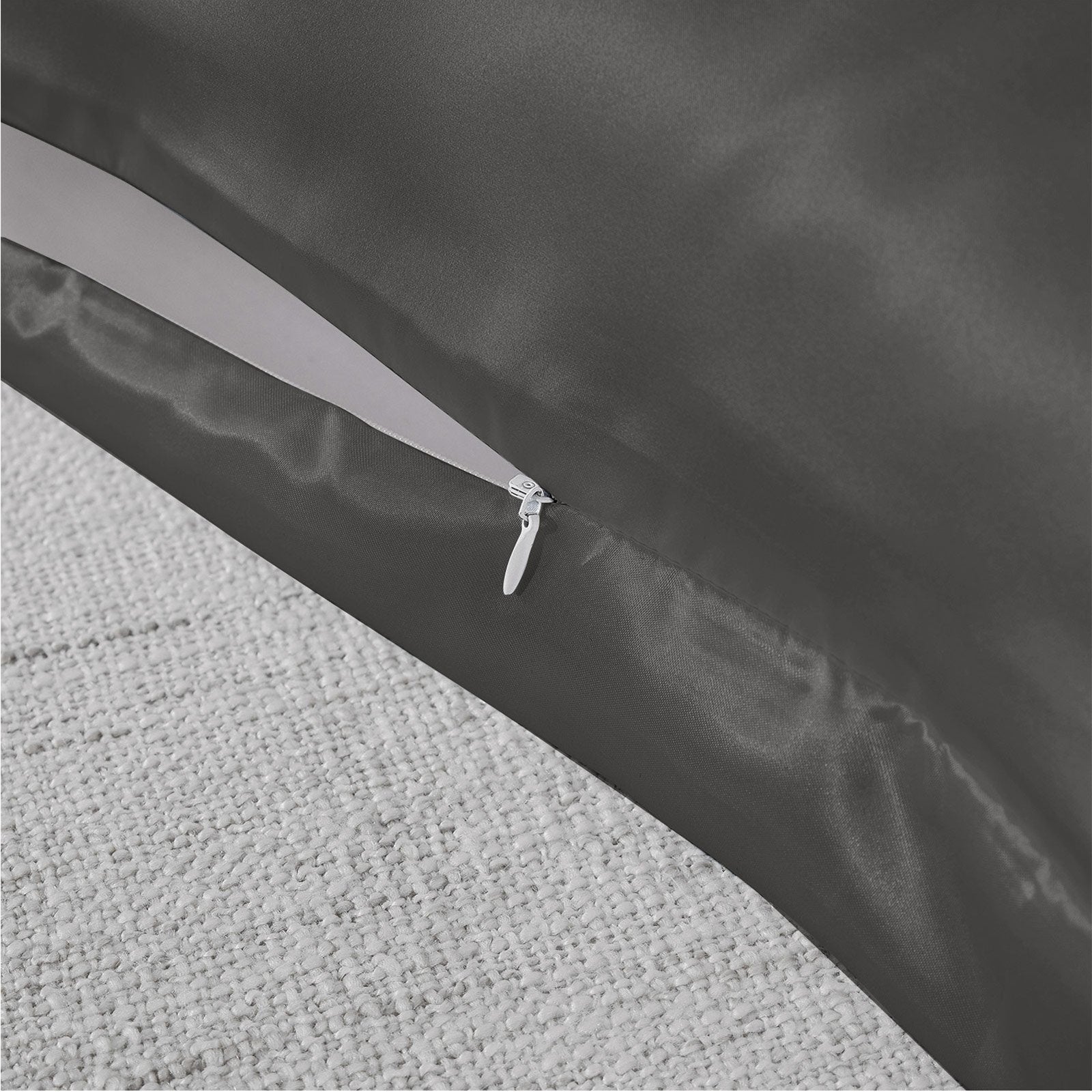 Royal Comfort Pure Silk Pillow Case 100% Mulberry Silk Hypoallergenic Pillowcase 51 x 76 cm Charcoal - Bedzy Australia