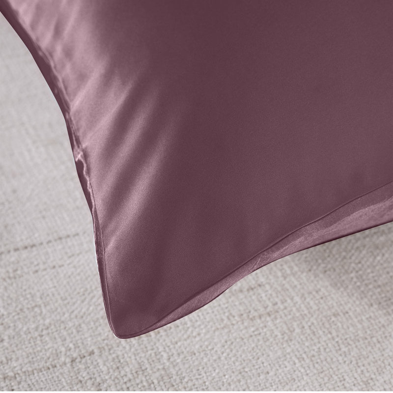 Royal Comfort Pure Silk Pillow Case 100% Mulberry Silk Hypoallergenic Pillowcase 51 x 76 cm Malaga Wine - Bedzy Australia