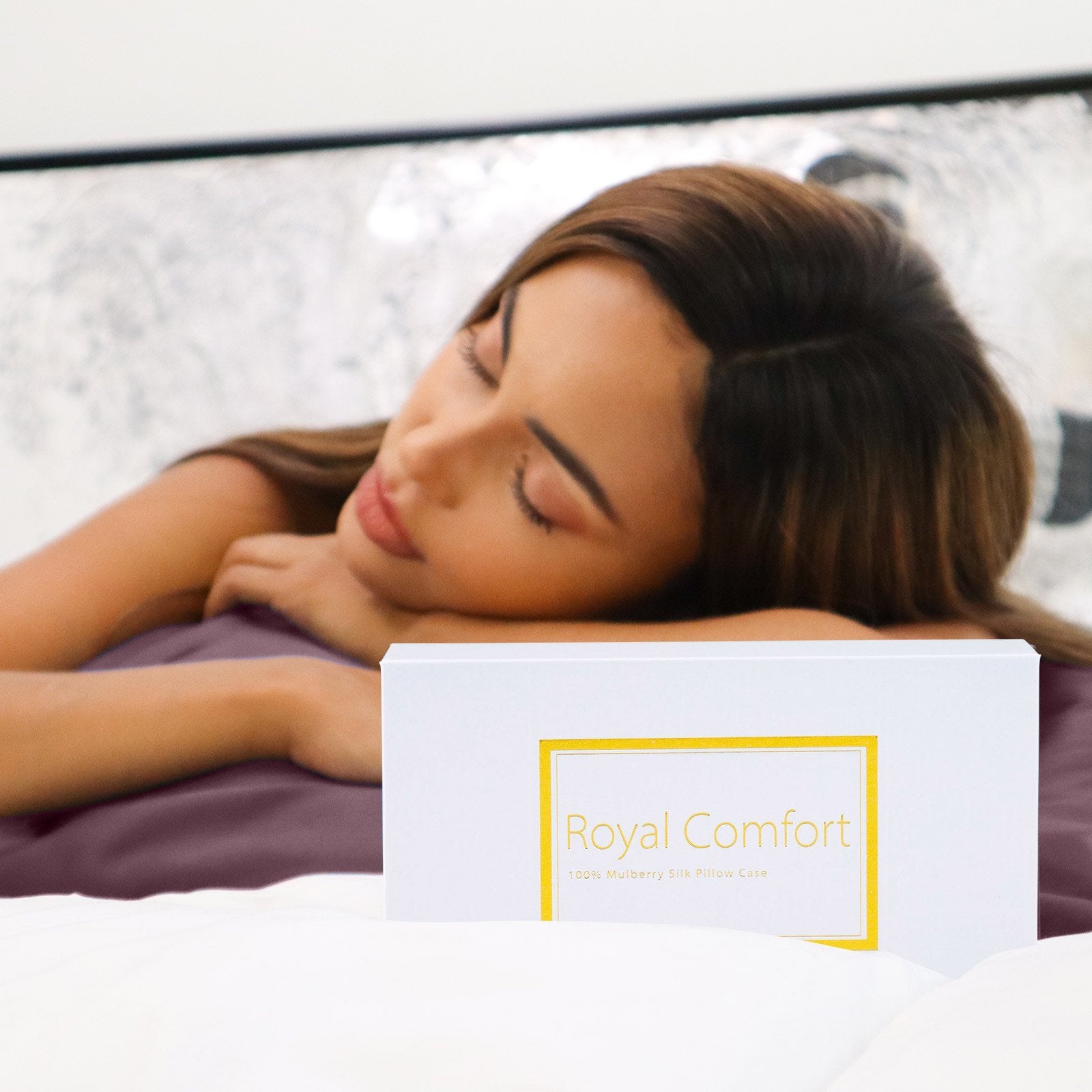 Royal Comfort Pure Silk Pillow Case 100% Mulberry Silk Hypoallergenic Pillowcase 51 x 76 cm Malaga Wine - Bedzy Australia