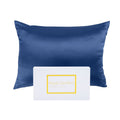 Pure Silk Pillow Case 100% Mulberry Silk Hypoallergenic Pillowcase 51 x 76 cm Navy