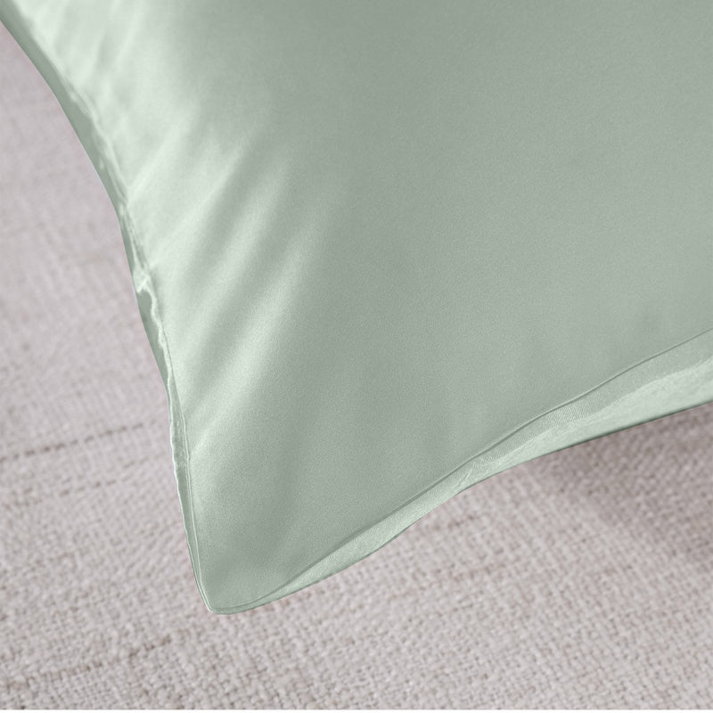 Royal Comfort Pure Silk Pillow Case 100% Mulberry Silk Hypoallergenic Pillowcase 51 x 76 cm Sage - Bedzy Australia