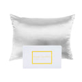 Pure Silk Pillow Case 100% Mulberry Silk Hypoallergenic Pillowcase 51 x 76 cm Silver