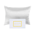 Pure Silk Pillow Case 100% Mulberry Silk Hypoallergenic Pillowcase 51 x 76 cm White