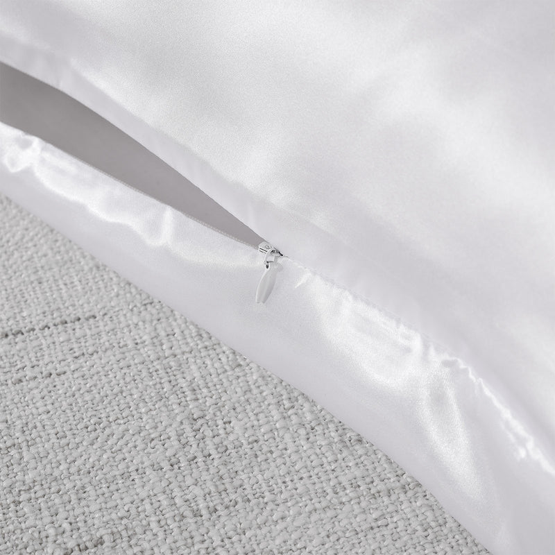 Royal Comfort Pure Silk Pillow Case 100% Mulberry Silk Hypoallergenic Pillowcase 51 x 76 cm White - Bedzy Australia