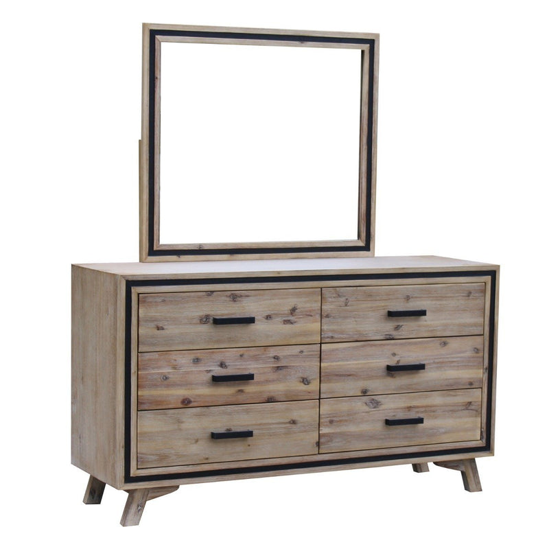 Seashore 6-Drawer Dresser - Bedzy Australia