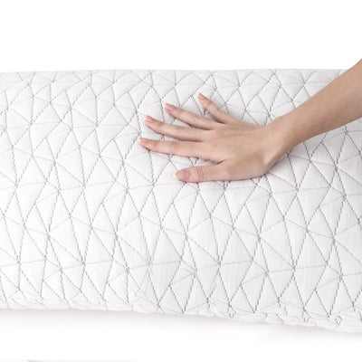 Set of 2 Rayon Single Memory Foam Pillows - Bedzy Australia