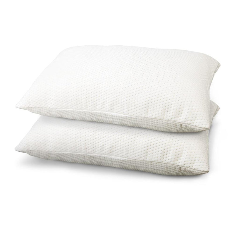 Set of 2 Visco Elastic Memory Foam Pillows - Bedzy Australia - Home & Garden > Bedding