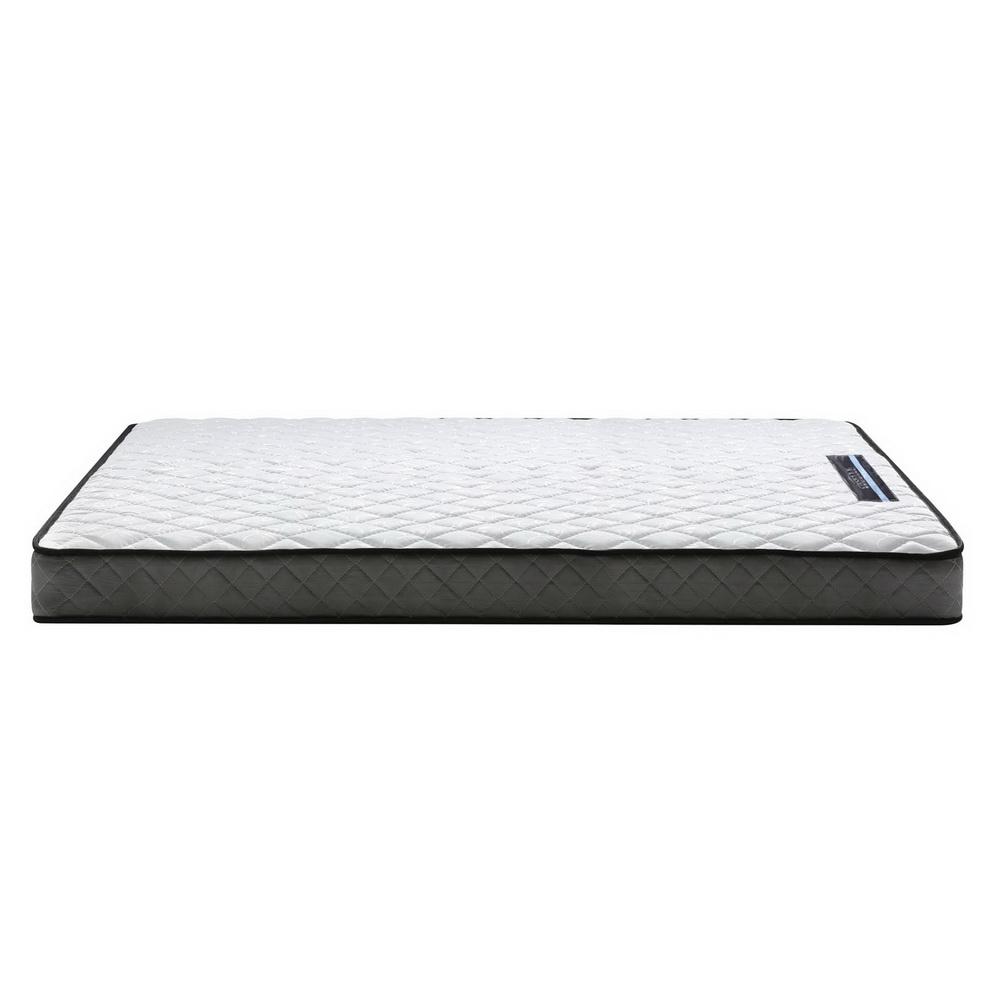 Single Package | Ted Metal Bed & Alzbeta Bonnell Spring Mattress (Medium Firm) - Bedzy Australia
