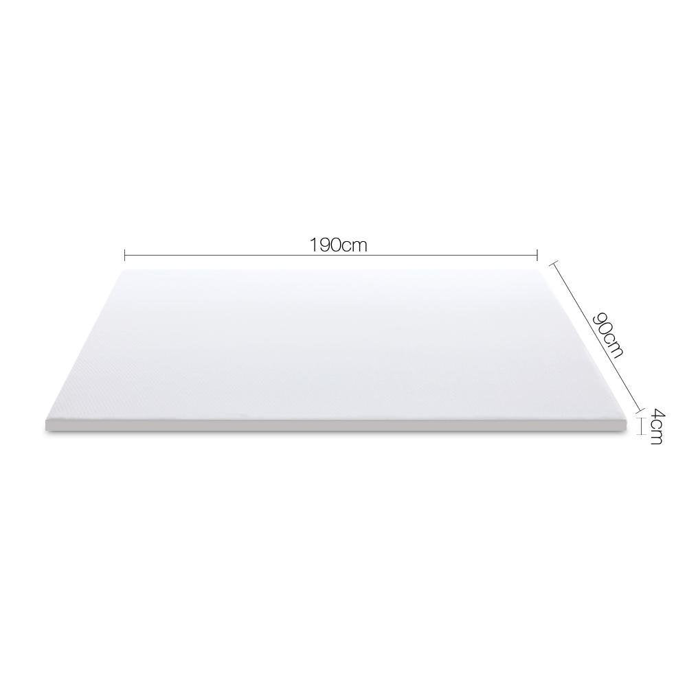 Single Size | Dual Layer Cool Gel Memory Foam Topper - Bedzy Australia