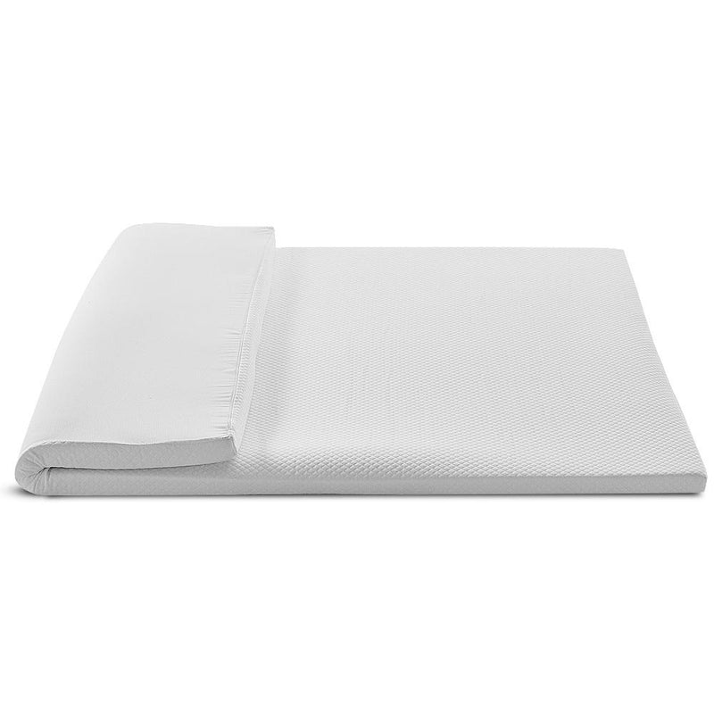 Single Size | Memory Foam Mattress Topper w/Cover 8cm - Bedzy Australia