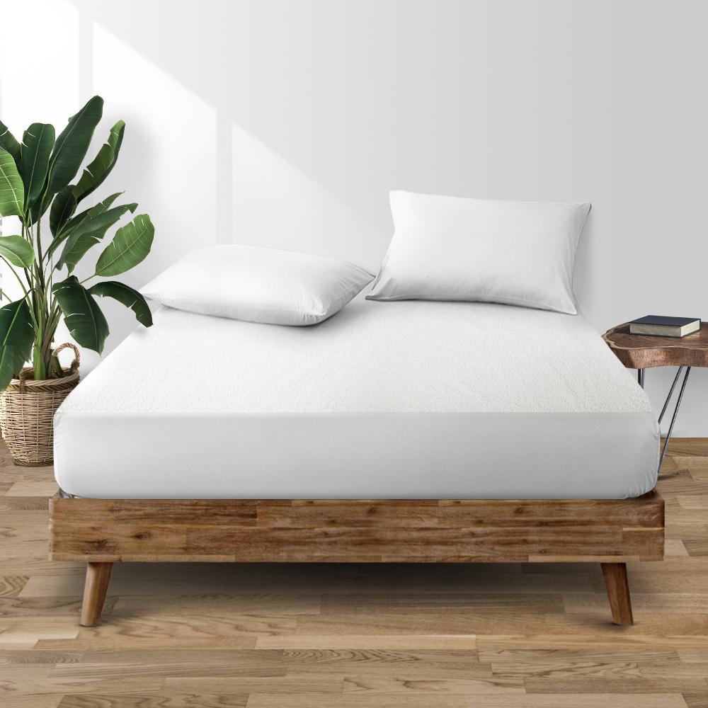 Single Size Waterproof Bamboo Mattress Protector - Bedzy Australia