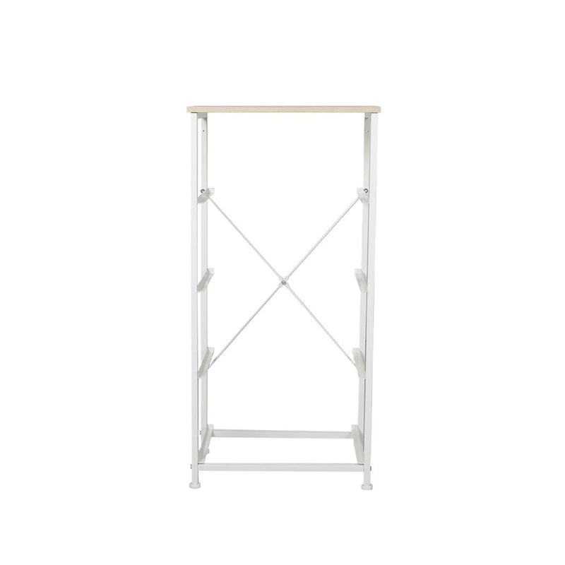 Stylish Grey Storage Cabinet Narrow Tallboy with 4 Drawers - Beige - Furniture - Bedzy Australia