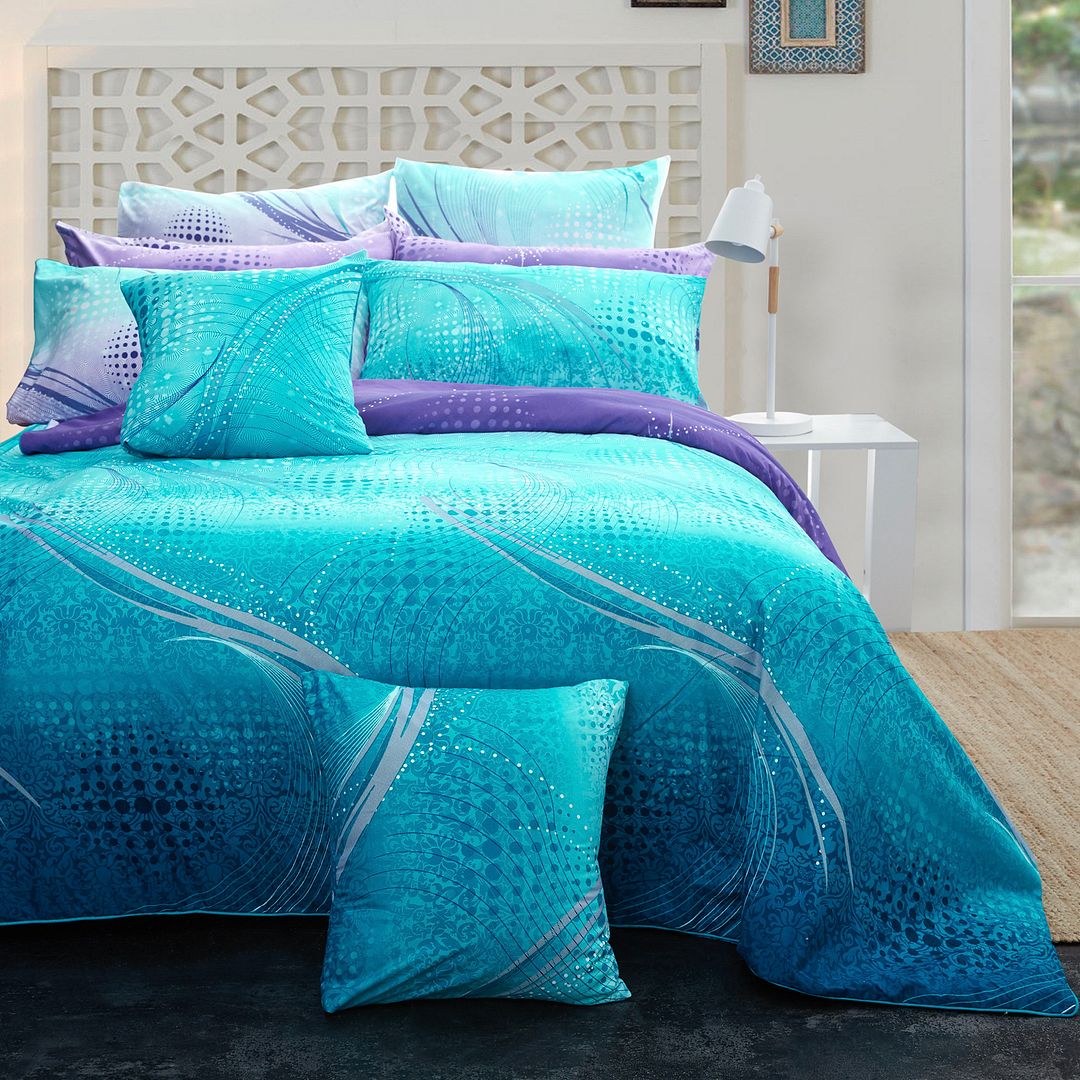 Vitara Double Size Bed Quilt/Doona/Duvet Cover Set - Home & Garden > Bedding - Bedzy Australia