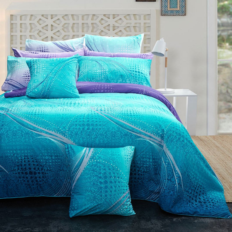 Vitara Double Size Bed Quilt/Doona/Duvet Cover Set - Home & Garden > Bedding - Bedzy Australia
