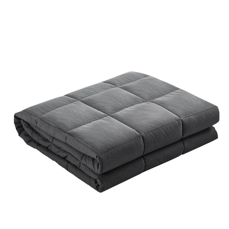 Weighted Calming Blanket 11KG Dark Grey - Bedzy Australia