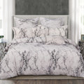White Marble King Size Duvet Doona Quilt Cover Set