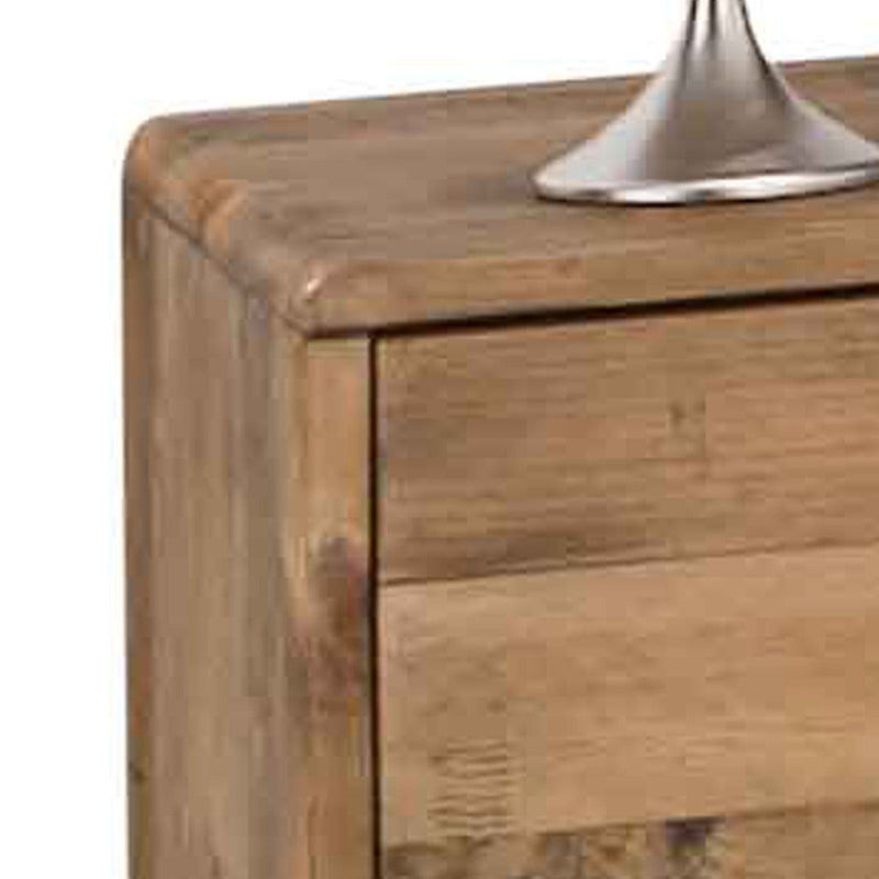 Woodstyle Bedside 2 drawers - Bedzy Australia - Furniture > Bedroom