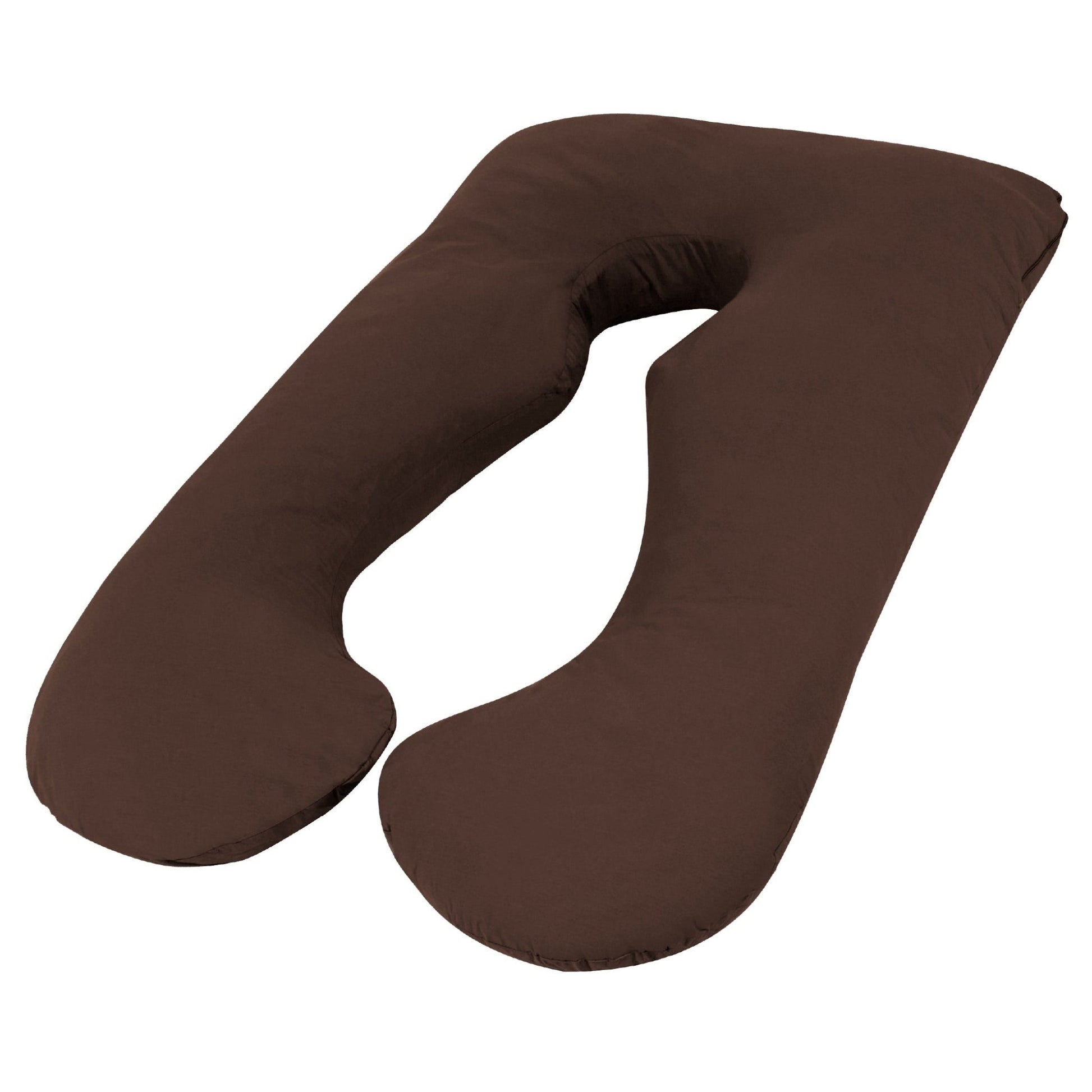 Australian Made Maternity Body Pillow with Pillowcase - Chocolate - Home & Garden > Bedding - Bedzy Australia