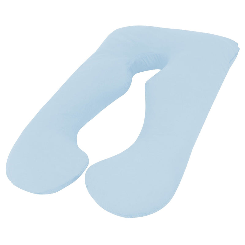 Woolcomfort Aus Made Maternity Pregnancy Nursing Sleeping Body Pillow Pillowcase Included Sky - Bedzy Australia (ABN 18 642 972 209) - Home & Garden > Bedding